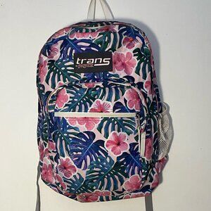 Jansport backpack | Hawaiian flowers design | colorful backpack
